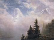 Albert Bierstadt High in the Mountains china oil painting reproduction